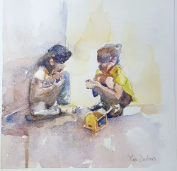 Thea darlow figures and potrait paintings 05