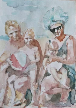 Thea darlow figures and potrait paintings 17