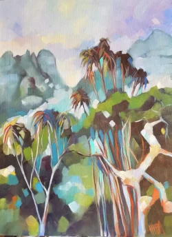 Thea darlow trees and mountains oils 01