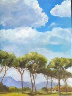Thea darlow trees and mountains oils 02