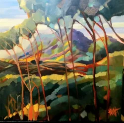 Thea darlow trees and mountains oils 05