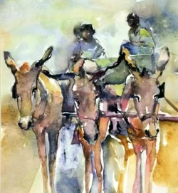 Thea darlow donkey paintings 02