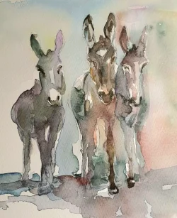 Thea darlow donkey paintings 10