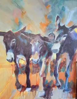 Thea darlow donkey paintings 11