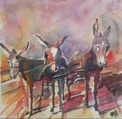 Thea darlow donkey paintings 12
