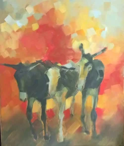 Thea darlow donkey paintings 18